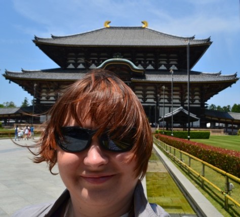 me in front of Todaiji Temple