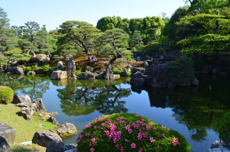 Nijo Castle beautiful garden view