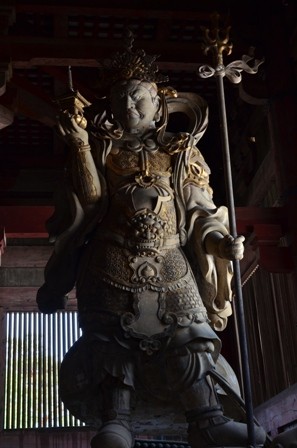 Todaiji Temple guardian statue