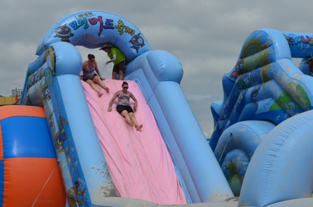 Boryeong Mud Festival huge slide