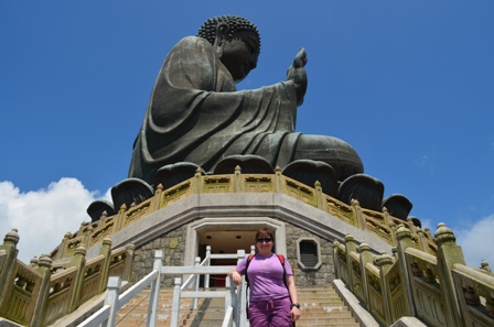Hong Kong Lantau Big Buddha side view