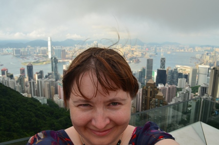 Hong Kong The Peak selfie day