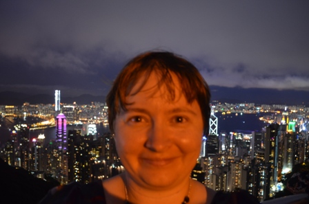 Hong Kong The Peak selfie night