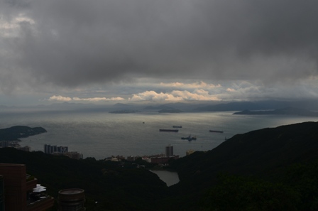 Hong Kong The Peak sunset view