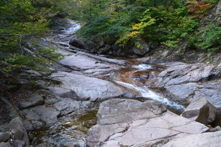 Seoraksan day 1 river view on Biryong Falls trail