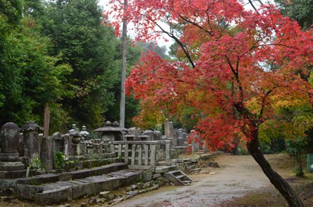 Kyoto Arashiyama Nishion Temple gravestones