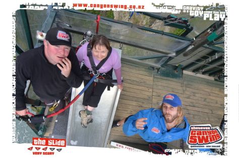 Shotover Canyon Swing overhead shot